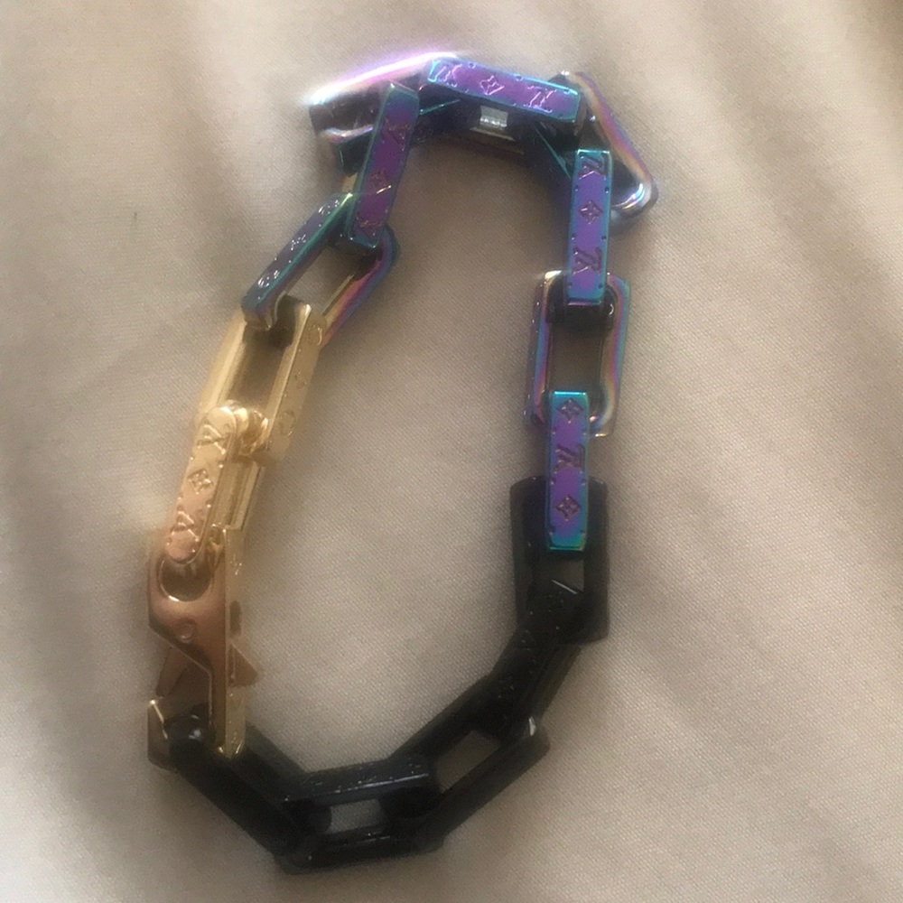 Multi colo monogram lv bracelet